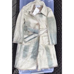 Silvana Cirri by Cisil Baby Shearling coat jacket girl Toddler 2 4 made in Italy